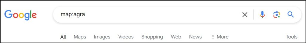 map operator, Google Search Operators Cheat Sheet